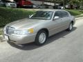 Light Parchment Gold 2002 Lincoln Town Car Executive