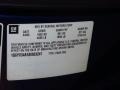 Info Tag of 2004 XLR Roadster