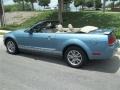 Windveil Blue Metallic 2005 Ford Mustang V6 Deluxe Convertible Exterior