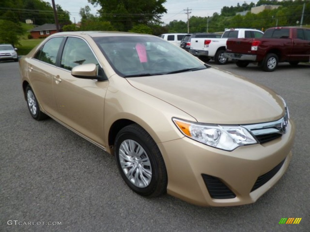Sandy Beach Metallic 2012 Toyota Camry LE Exterior Photo #81599023