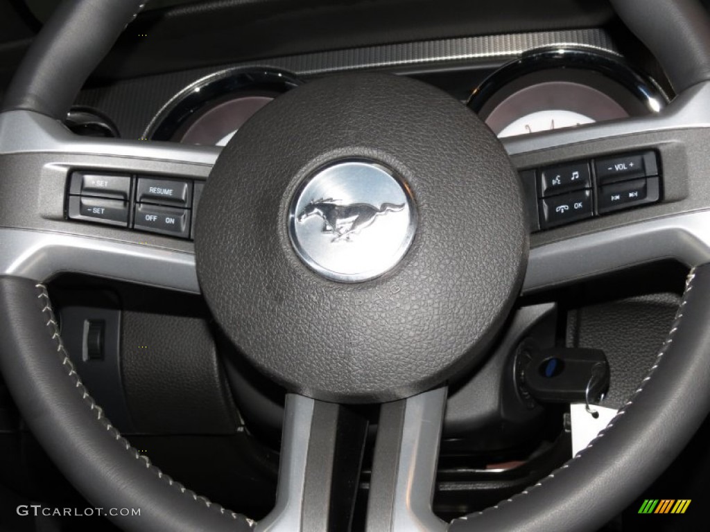 2010 Ford Mustang GT Premium Coupe Controls Photo #81600243