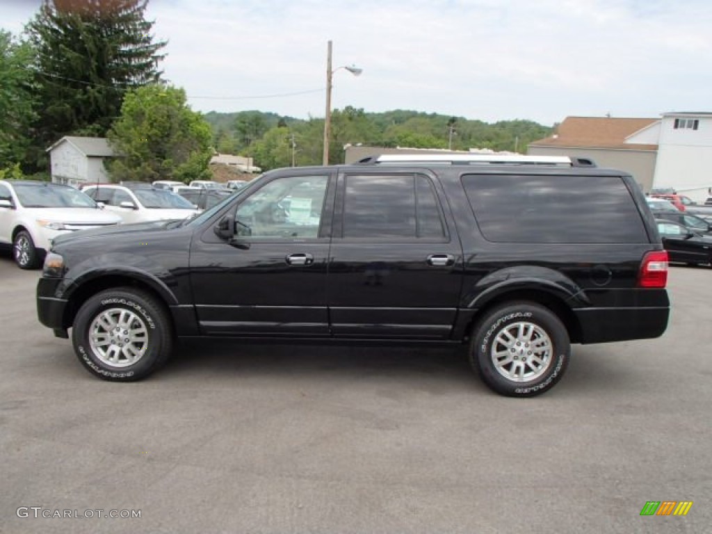 2013 Expedition EL Limited 4x4 - Tuxedo Black / Stone photo #8