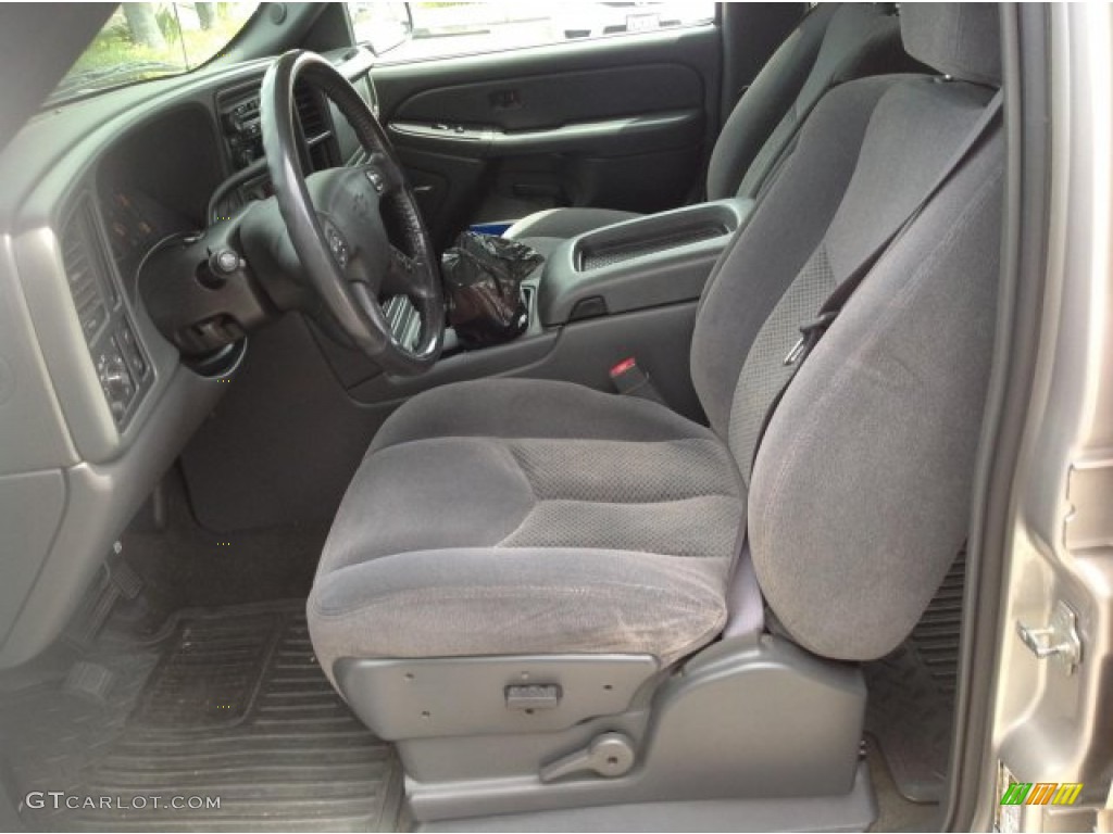 2005 Silverado 1500 LS Crew Cab - Silver Birch Metallic / Dark Charcoal photo #7