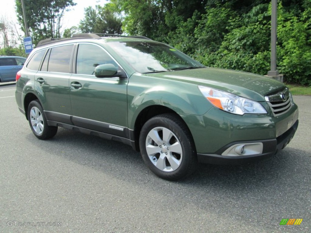 Cypress Green Pearl 2011 Subaru Outback 2.5i Premium Wagon Exterior Photo #81601923