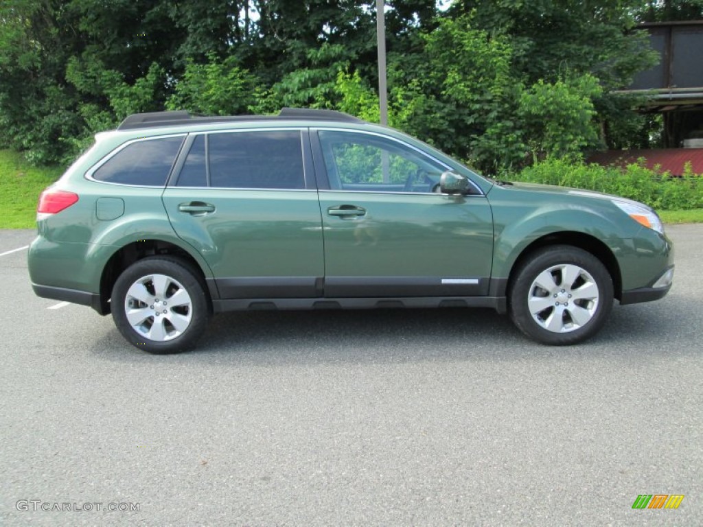 Cypress Green Pearl 2011 Subaru Outback 2.5i Premium Wagon Exterior Photo #81601948