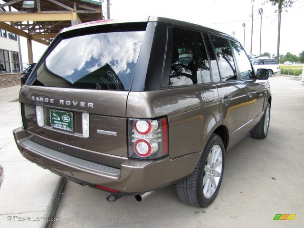 2010 Range Rover Supercharged - Nara Bronze Metallic / Arabica Brown/Ivory White photo #10