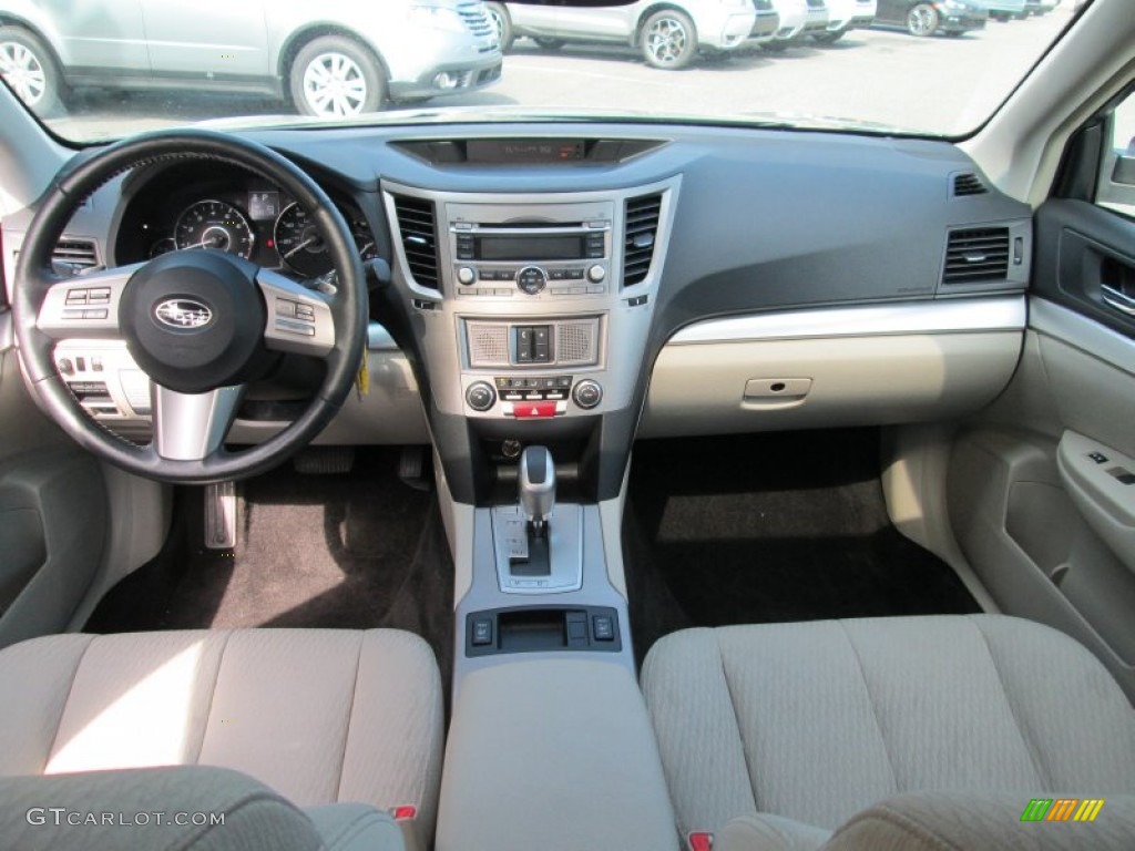 2011 Subaru Outback 2.5i Premium Wagon Warm Ivory Dashboard Photo #81602466