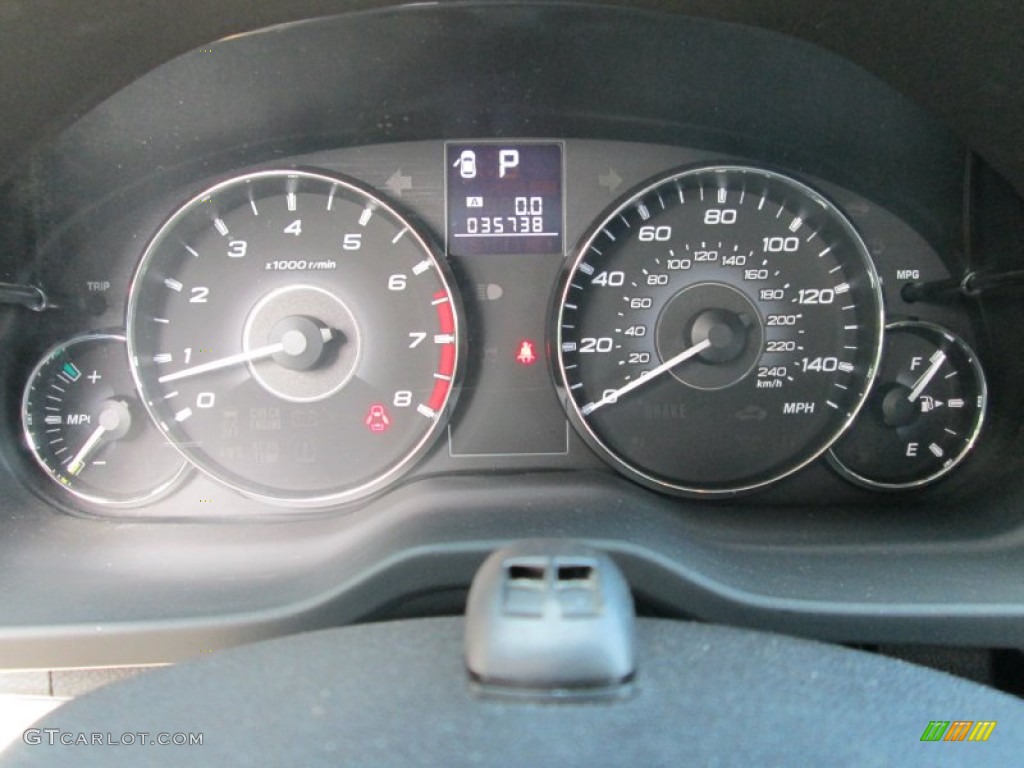 2011 Subaru Outback 2.5i Premium Wagon Gauges Photo #81602535