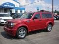 2011 Inferno Red Crystal Pearl Dodge Nitro SXT 4x4  photo #1