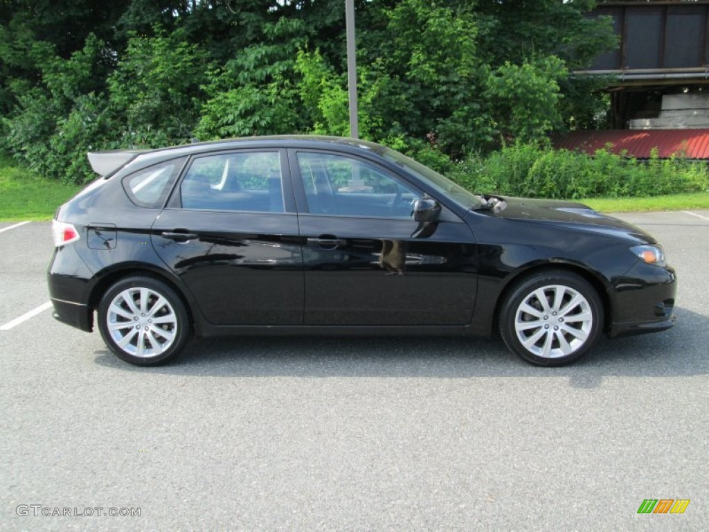 Obsidian Black Pearl 2008 Subaru Impreza WRX Wagon Exterior Photo #81602757