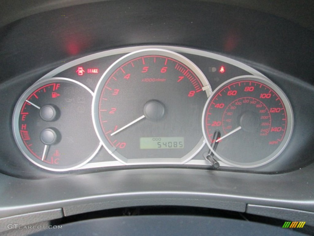 2008 Subaru Impreza WRX Wagon Gauges Photos