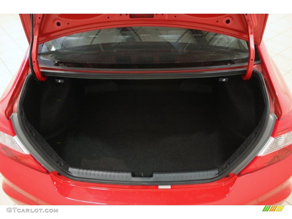 2012 Civic Si Sedan - Rallye Red / Black photo #13