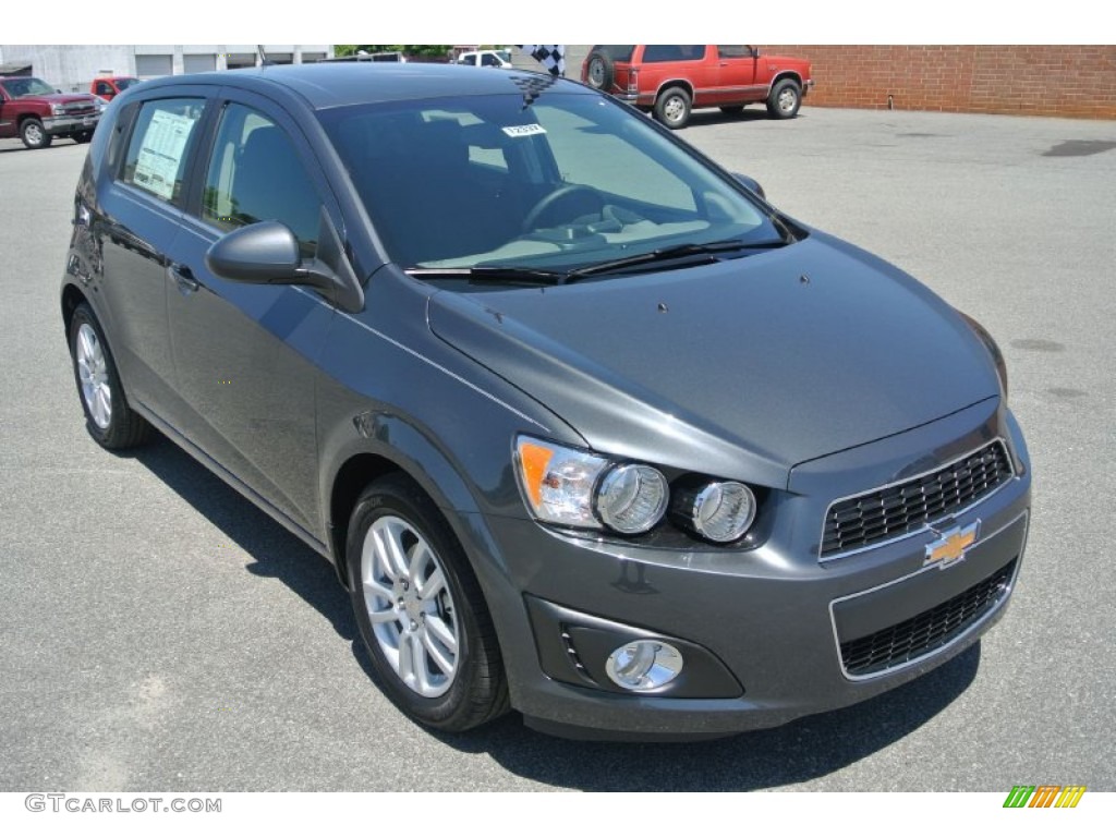 2013 Sonic LT Hatch - Cyber Gray Metallic / Jet Black/Dark Titanium photo #1