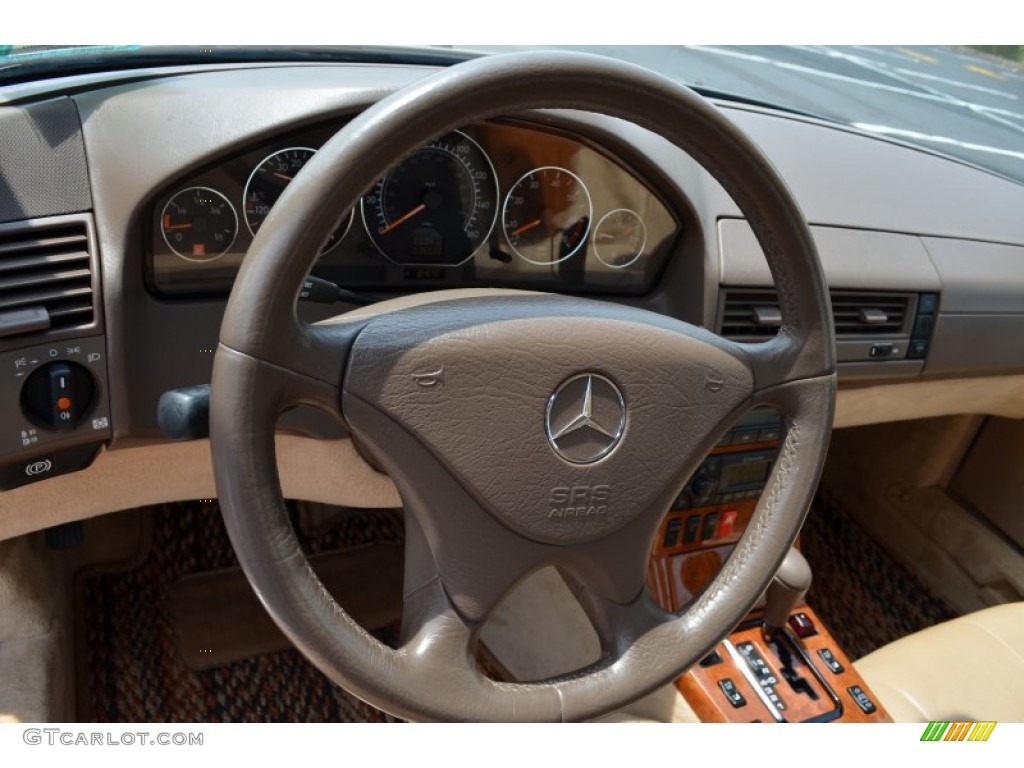 1999 SL 500 Roadster - Smoke Silver Metallic / Java photo #12