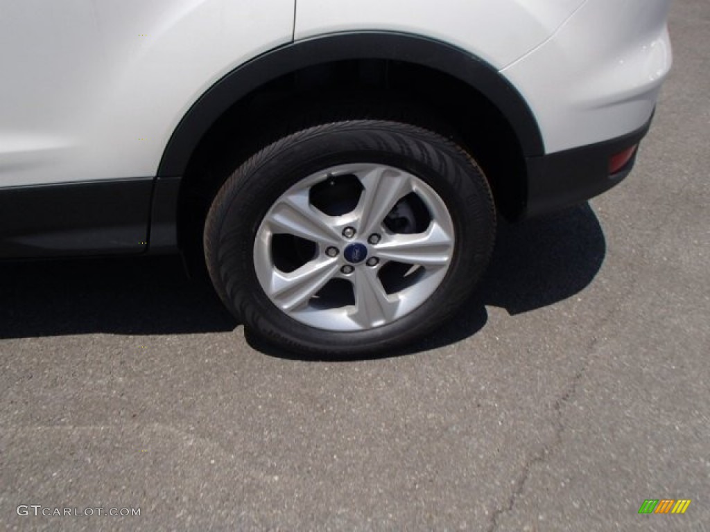 2013 Escape SE 2.0L EcoBoost 4WD - Oxford White / Charcoal Black photo #9