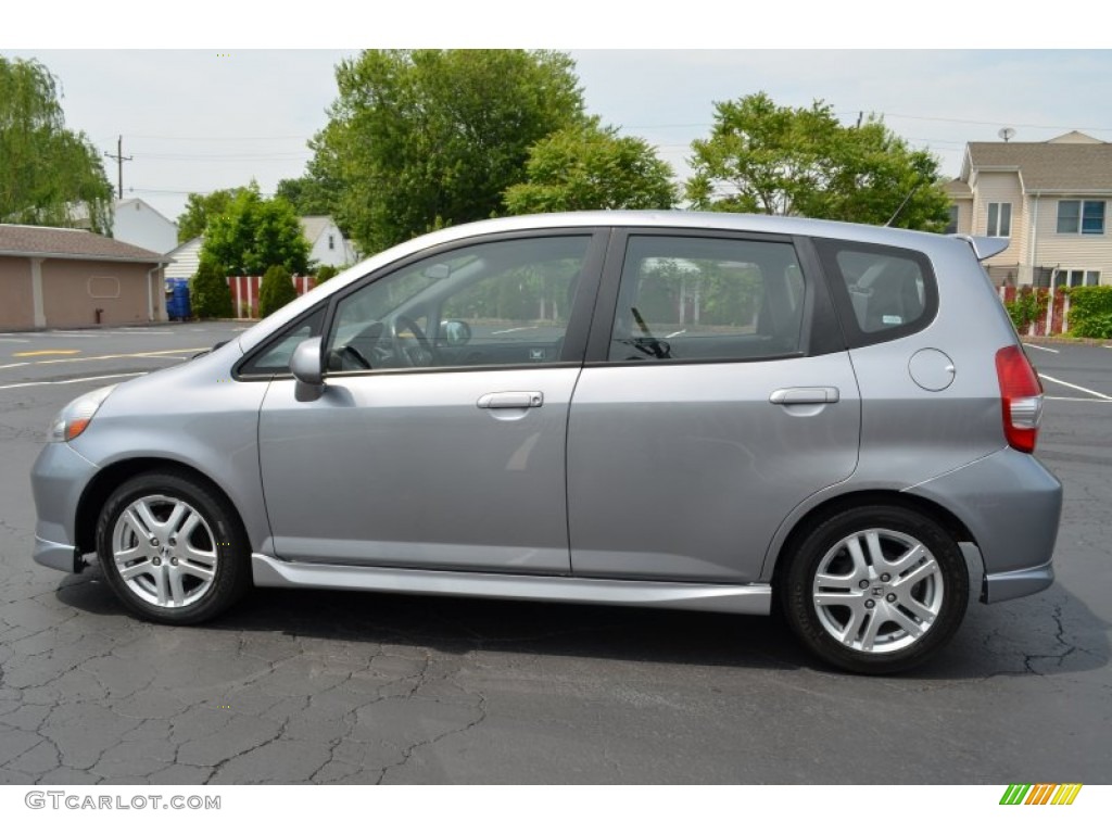 Storm Silver Metallic 2008 Honda Fit Sport Exterior Photo #81607101