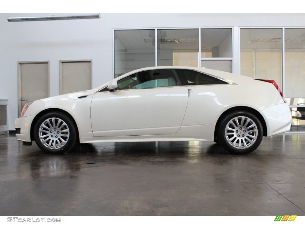 White Diamond Tricoat 2013 Cadillac CTS Coupe Exterior Photo #81607346