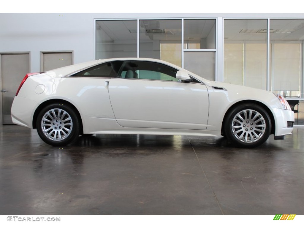 White Diamond Tricoat 2013 Cadillac CTS Coupe Exterior Photo #81607368