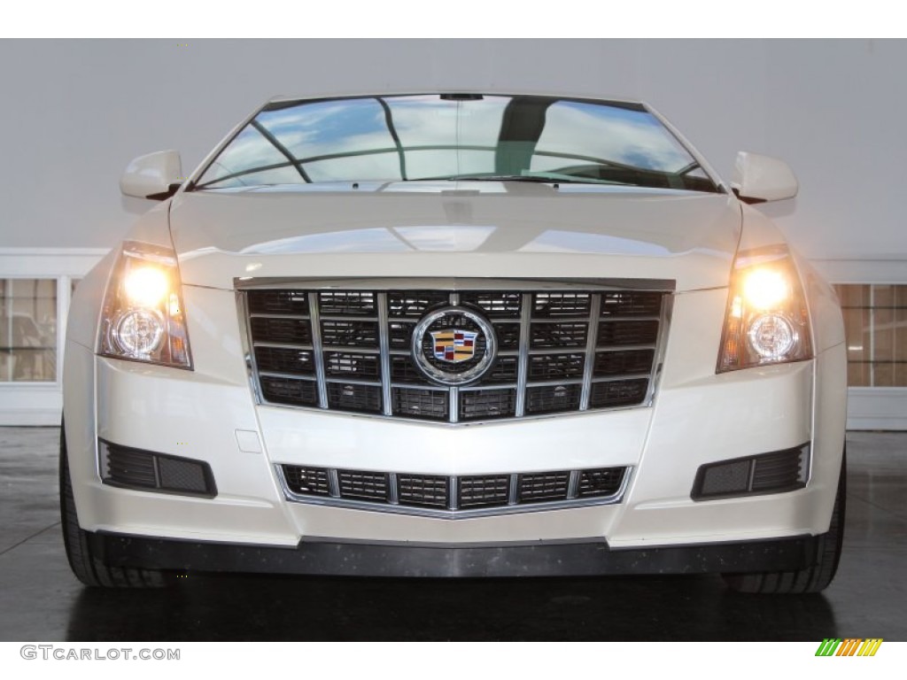 White Diamond Tricoat 2013 Cadillac CTS Coupe Exterior Photo #81607388