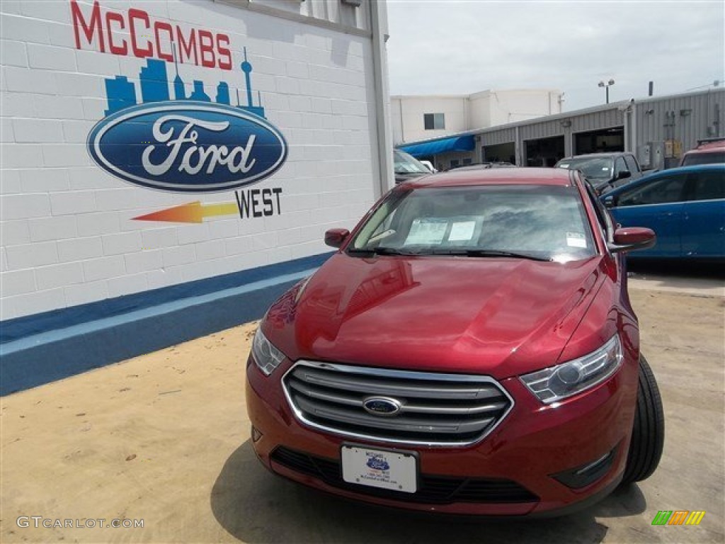 Ruby Red Metallic Ford Taurus