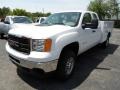 Summit White - Sierra 2500HD Extended Cab Utility Truck Photo No. 1