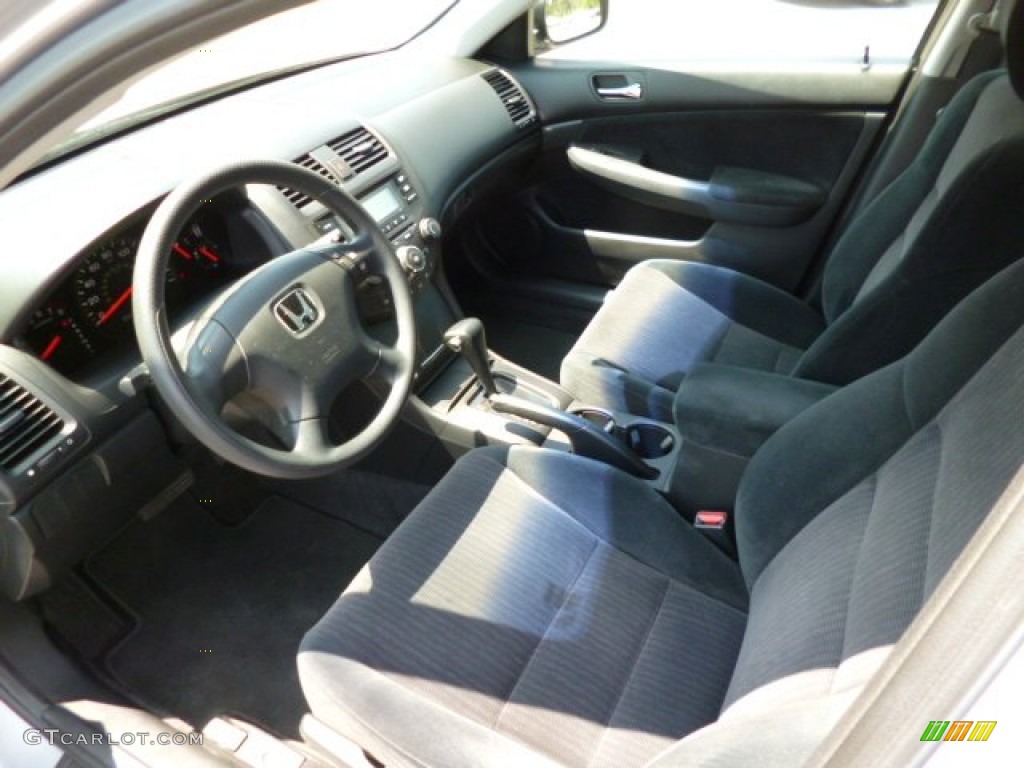 2003 Accord LX Sedan - Satin Silver Metallic / Black photo #16