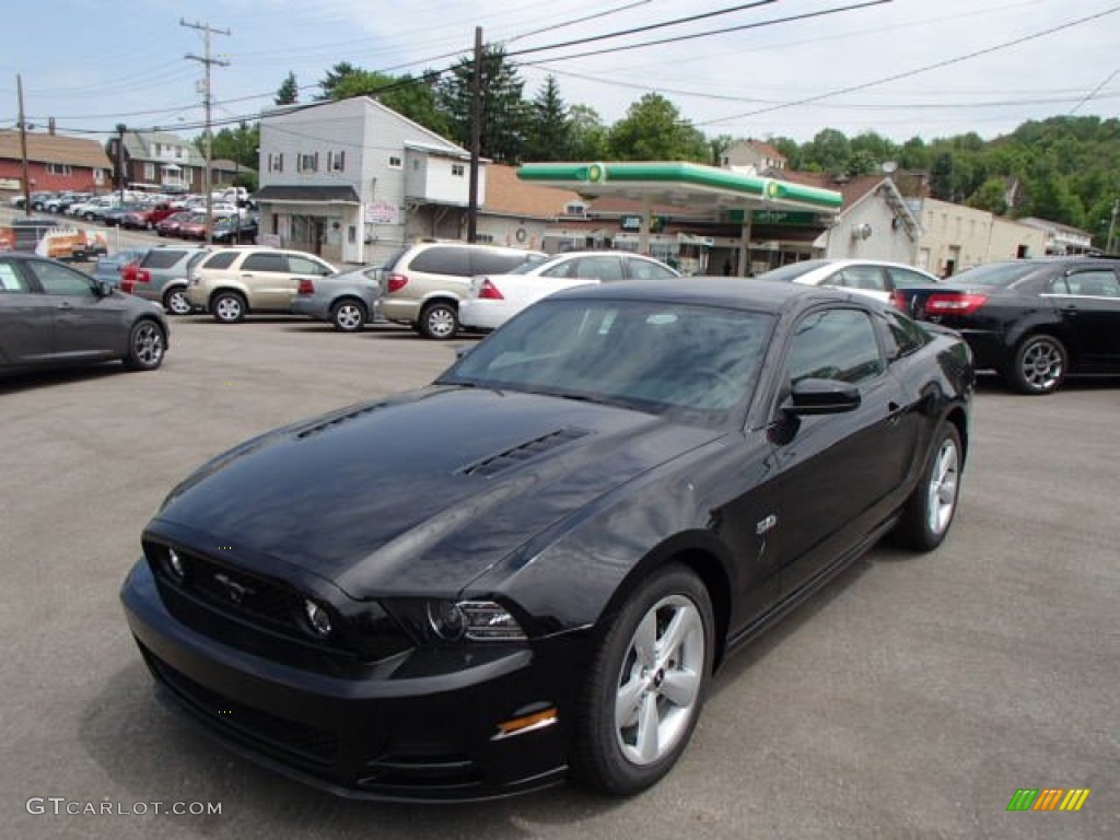 2014 Mustang GT Premium Coupe - Black / Charcoal Black photo #1