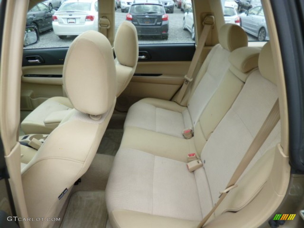 2008 Subaru Forester 2.5 X Rear Seat Photos