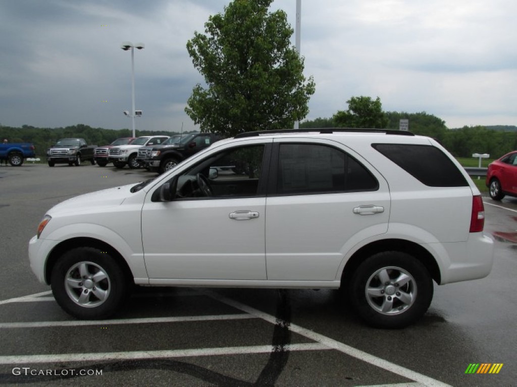 Clear White 2008 Kia Sorento LX 4x4 Exterior Photo #81609261