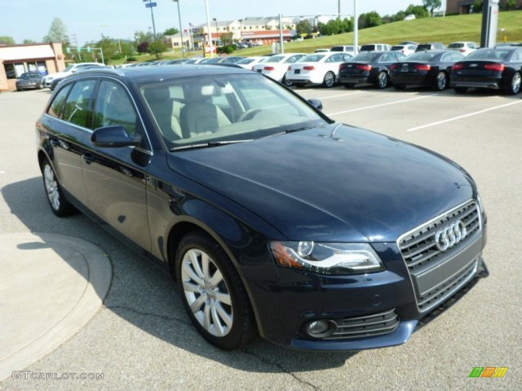 Deep Sea Blue Pearl 2011 Audi A4 2.0T quattro Avant Exterior Photo #81609360