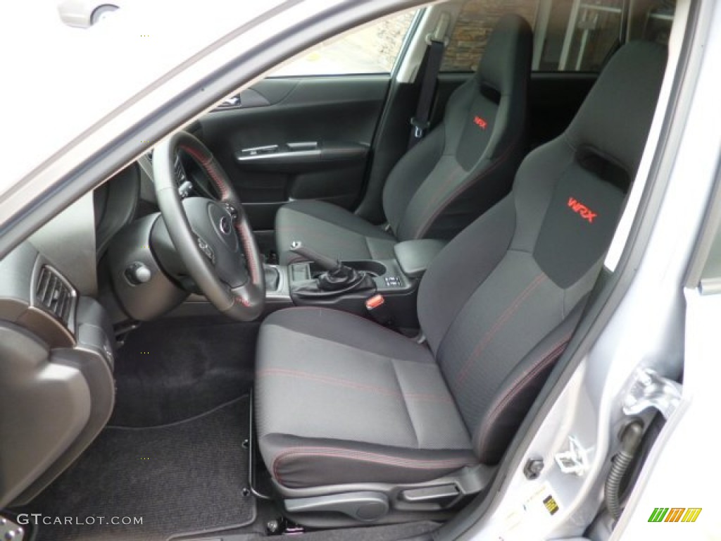 WRX Carbon Black Interior 2013 Subaru Impreza WRX Premium 5 Door Photo #81610161