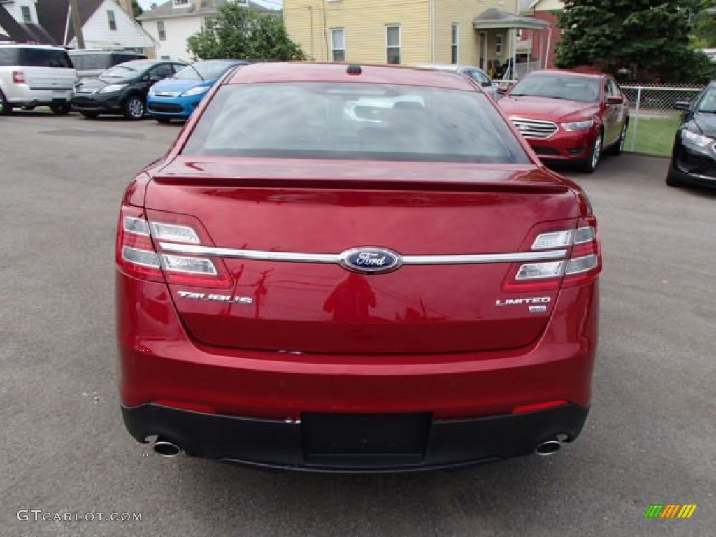 2013 Taurus Limited AWD - Ruby Red Metallic / Charcoal Black photo #6