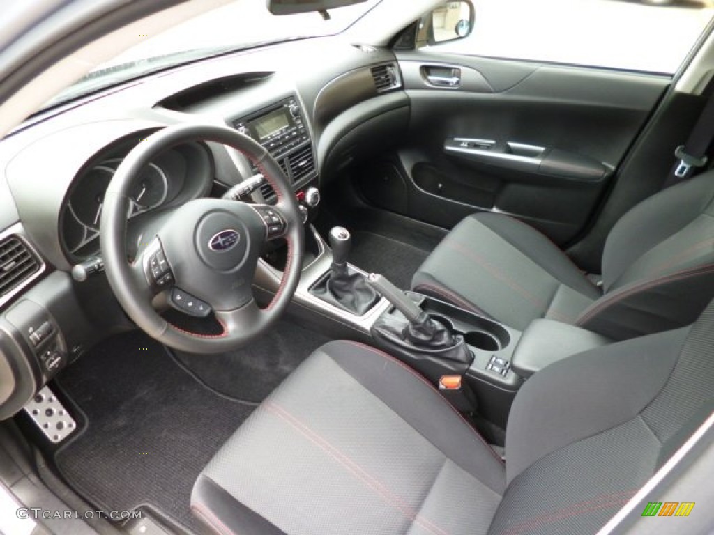 WRX Carbon Black Interior 2013 Subaru Impreza WRX Premium 5 Door Photo #81610362