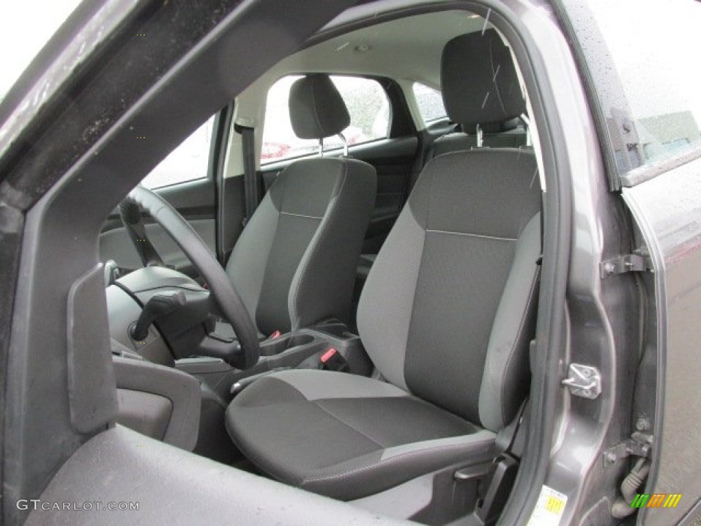 Charcoal Black Interior 2012 Ford Focus S Sedan Photo #81610422