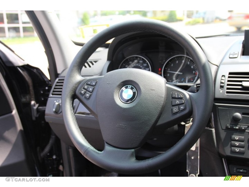 2008 BMW X3 3.0si Tobacco Steering Wheel Photo #81610794