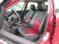  2010 Fusion Sport Charcoal Black/Sport Red Interior