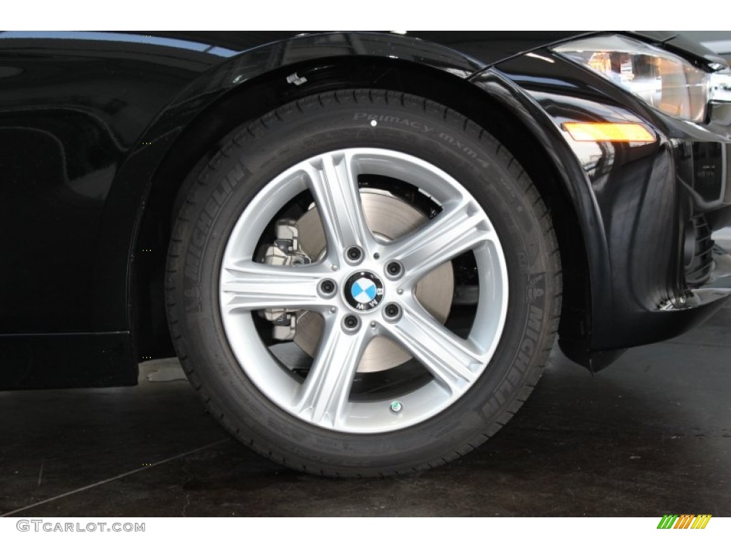 2013 3 Series 328i Sedan - Jet Black / Venetian Beige photo #12