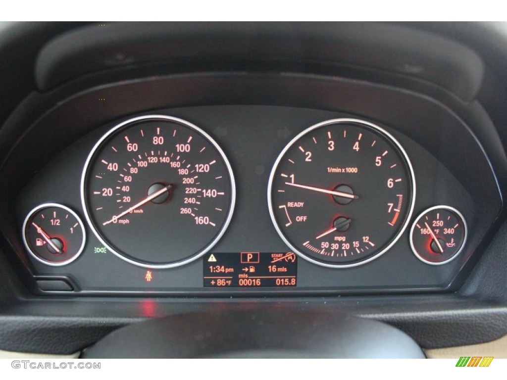 2013 3 Series 328i Sedan - Jet Black / Venetian Beige photo #14