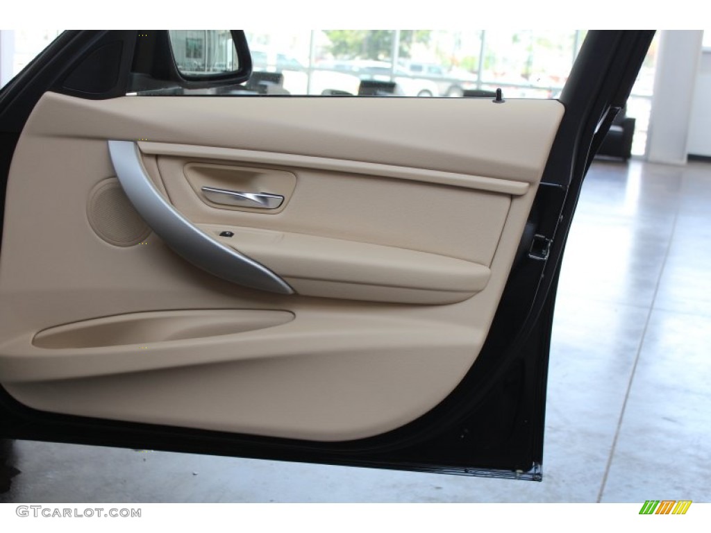 2013 3 Series 328i Sedan - Jet Black / Venetian Beige photo #18