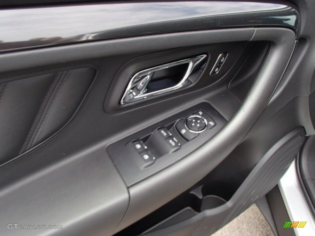 2013 Taurus SHO AWD - Ingot Silver Metallic / SHO Charcoal Black Leather photo #15