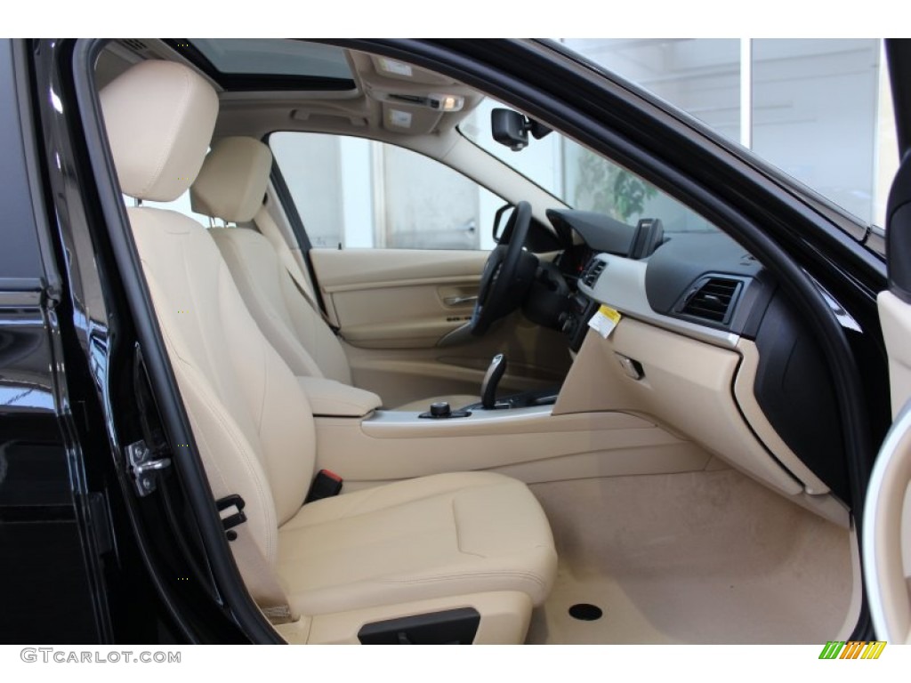 2013 3 Series 328i Sedan - Jet Black / Venetian Beige photo #19