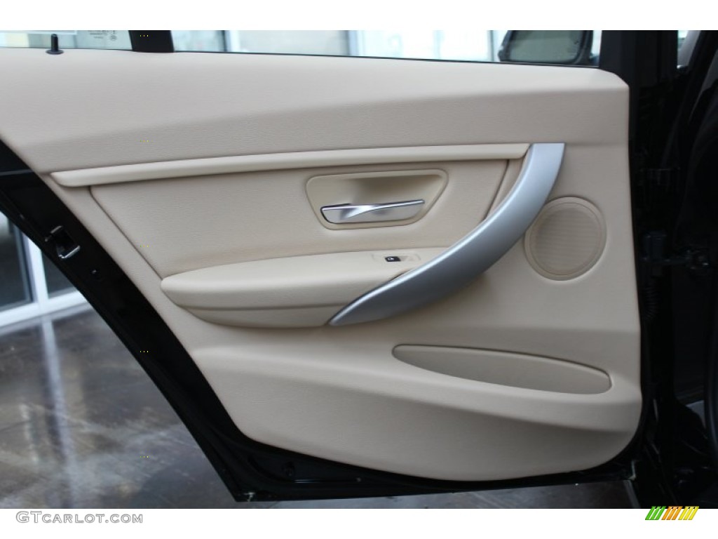 2013 3 Series 328i Sedan - Jet Black / Venetian Beige photo #20
