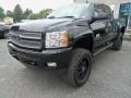 2013 Black Chevrolet Silverado 1500 LT Extended Cab 4x4  photo #1