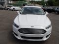 2013 White Platinum Metallic Tri-coat Ford Fusion SE 1.6 EcoBoost  photo #2