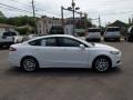 2013 White Platinum Metallic Tri-coat Ford Fusion SE 1.6 EcoBoost  photo #4