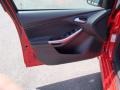 2013 Ford Focus ST Charcoal Black Full-Leather Recaro Seats Interior Door Panel Photo