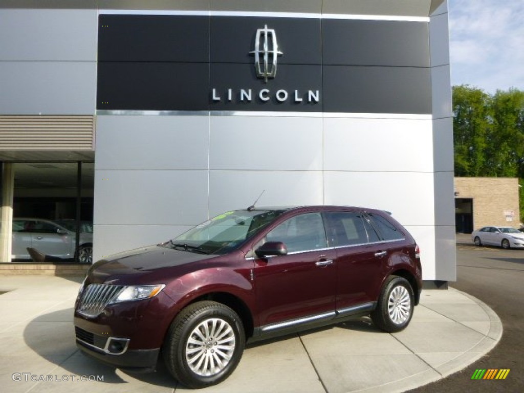 2011 MKX AWD - Bordeaux Reserve Red Metallic / Charcoal Black photo #1