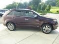 2011 Dark Cherry Kia Sorento SX V6 AWD  photo #6