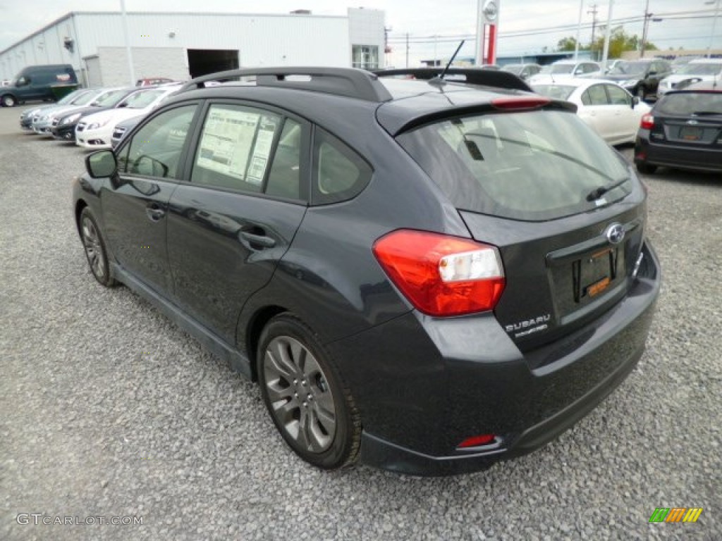 2013 Impreza 2.0i Sport Premium 5 Door - Dark Gray Metallic / Black photo #5