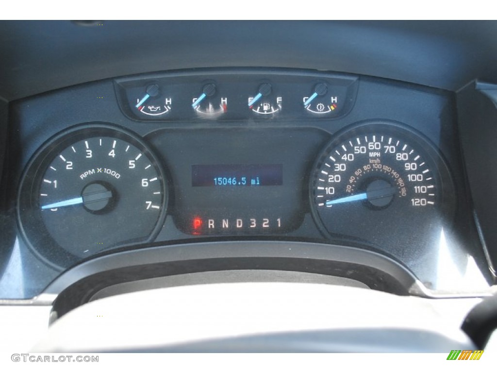 2012 Ford F150 XL Regular Cab Gauges Photo #81615555